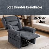 Darrahopens Furniture > Bar Stools & Chairs > Arm Chairs & Recliners Artiss Electric Recliner Chair Power Lift Massage Heated Recliner Sofa
