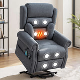 Darrahopens Furniture > Bar Stools & Chairs > Arm Chairs & Recliners Artiss Electric Recliner Chair Power Lift Massage Heated Recliner Sofa