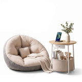 Darrahopens Furniture > Bar Stools & Chairs > Arm Chairs & Recliners Artiss Floor Lounge and Coffee Table w/ Charging Station Set