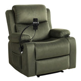 Darrahopens Furniture > Bar Stools & Chairs > Arm Chairs & Recliners Artiss Recliner Chair Heated Massage Chair with Phone Holder Velvet