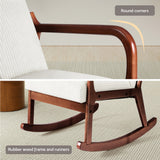 Darrahopens Furniture > Bar Stools & Chairs > Arm Chairs & Recliners Artiss Rocking Armchair Nursing Chair Corduroy Beige