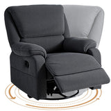 Darrahopens Furniture > Bar Stools & Chairs > Arm Chairs & Recliners Artiss Rocking Recliner Chair 360 Swivel Massage Heated Reclining Chairs