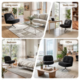 Darrahopens Furniture > Bar Stools & Chairs > Arm Chairs & Recliners Artiss Swivel Chair Nursing Armchair Lounge Corduroy Steel Star Base Black In Australia - Darrahopens