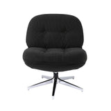Darrahopens Furniture > Bar Stools & Chairs > Arm Chairs & Recliners Artiss Swivel Chair Nursing Armchair Lounge Corduroy Steel Star Base Black In Australia - Darrahopens