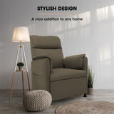 Darrahopens Furniture > Bar Stools & Chairs > Arm Chairs & Recliners FORTIA Electric Armchair Recliner, Single Fabric Chair, Biege