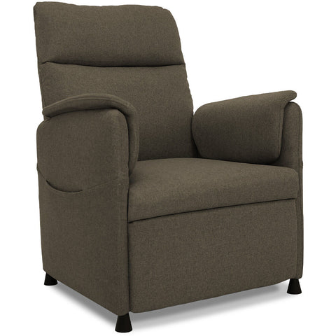 Darrahopens Furniture > Bar Stools & Chairs > Arm Chairs & Recliners FORTIA Electric Armchair Recliner, Single Fabric Chair, Biege