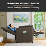 Darrahopens Furniture > Bar Stools & Chairs > Arm Chairs & Recliners FORTIA Electric Armchair Recliner, Single Fabric Chair, Biege