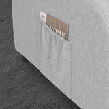 Darrahopens Furniture > Bar Stools & Chairs > Arm Chairs & Recliners Home Recliner Chair - Linen Fabric Sofa Lounge Armchair SHILOH GREY