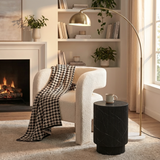 Darrahopens Furniture > Bar Stools & Chairs > Arm Chairs & Recliners Interior Ave - Portia Boucle Arm Chair - Off White