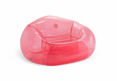 Darrahopens Furniture > Bar Stools & Chairs > Arm Chairs & Recliners Intex Transparent Pink Beanless Bag 66501