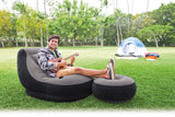 Darrahopens Furniture > Bar Stools & Chairs > Arm Chairs & Recliners Intex Ultra Lounge Inflatable Chair and ottoman 68564