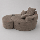 Darrahopens Furniture > Bar Stools & Chairs > Arm Chairs & Recliners Leon Lounge Armchair