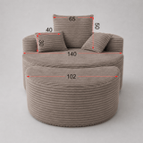 Darrahopens Furniture > Bar Stools & Chairs > Arm Chairs & Recliners Leon Lounge Armchair