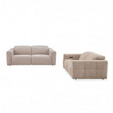 Darrahopens Furniture > Bar Stools & Chairs > Arm Chairs & Recliners Multiple Seater Fabric Power Recliner with Power Headrest & Zero-Wall Design In Australia - Darrahopens