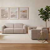 Darrahopens Furniture > Bar Stools & Chairs > Arm Chairs & Recliners Multiple Seater Fabric Power Recliner with Power Headrest & Zero-Wall Design In Australia - Darrahopens