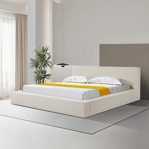Darrahopens Furniture > Bar Stools & Chairs > Arm Chairs & Recliners Ralph King Bed Frame Fabric Upholstery in KD slat