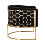 Darrahopens Furniture > Bar Stools & Chairs > Arm Chairs & Recliners Vinatge Arm Chair Black Velvet