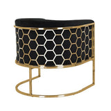Darrahopens Furniture > Bar Stools & Chairs > Arm Chairs & Recliners Vinatge Arm Chair Black Velvet