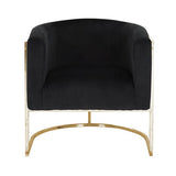 Darrahopens Furniture > Bar Stools & Chairs > Arm Chairs & Recliners Vinatge Arm Chair Black Velvet