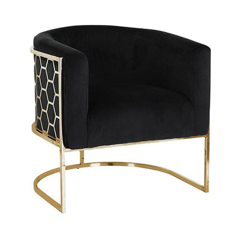Darrahopens Furniture > Bar Stools & Chairs > Arm Chairs & Recliners Vinatge Arm Chair Black Velvet