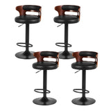 Darrahopens Furniture > Bar Stools & Chairs Artiss 4x Bar Stools Gas Lift Faux Leather