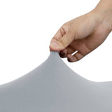 Darrahopens Furniture > Bar Stools & Chairs Artiss Dining Chair Covers 6x Slipcovers Spandex Stretch Banquet Wedding Grey