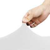 Darrahopens Furniture > Bar Stools & Chairs Artiss Dining Chair Covers 6x Slipcovers Spandex Stretch Banquet Wedding White