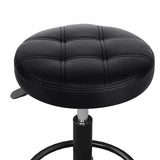 Darrahopens Furniture > Bar Stools & Chairs Artiss Salon Stool Swivel Height Adjustable Round Barber Spa Chair Black