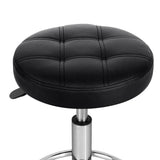 Darrahopens Furniture > Bar Stools & Chairs Artiss Salon Stool Swivel Height Adjustable Round Barber Spa Chair PU Black