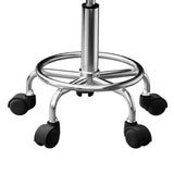 Darrahopens Furniture > Bar Stools & Chairs Artiss Salon Stool Swivel Height Adjustable Round Barber Spa Chair PU Black