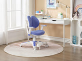 Darrahopens Furniture > Bar Stools & Chairs Ergonomic Children Kids Study Desk and Chair Set Height Adjustable - Blue