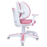 Darrahopens Furniture > Bar Stools & Chairs Ergonomic Children Kids Study Desk and Chair Set Height Adjustable - Pink
