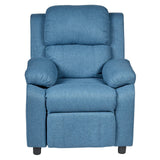 Darrahopens Furniture > Bar Stools & Chairs Erika Navy Blue Adult Recliner Sofa Chair Blue Lounge Couch Armchair Furniture