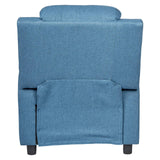 Darrahopens Furniture > Bar Stools & Chairs Erika Navy Blue Adult Recliner Sofa Chair Blue Lounge Couch Armchair Furniture
