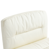 Darrahopens Furniture > Bar Stools & Chairs Faux Leather Home Office Chair -Beige