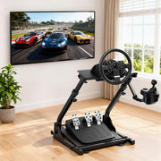 Darrahopens Furniture > Bar Stools & Chairs > Gaming Chairs Artiss Racing Simulator Stand Foldable Racing Wheel Stand for Logitech G29
