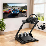 Darrahopens Furniture > Bar Stools & Chairs > Gaming Chairs Artiss Racing Simulator Stand Foldable Racing Wheel Stand for Logitech G29