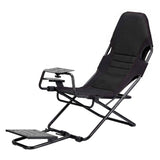 Darrahopens Furniture > Bar Stools & Chairs > Gaming Chairs Artiss Steel Foldable Racing Simulator Cockpit Seat Wheel Stand Gear Shifter Mount Black In Australia - Darrahopens