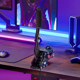 Darrahopens Furniture > Bar Stools & Chairs > Gaming Chairs Racing Games Handbrake PC USB Universal Adjustable Aluminium Alloy Handbrake Dual Modes Plug and Play Applicable All Steering Wheel Stand SIM Racing Games