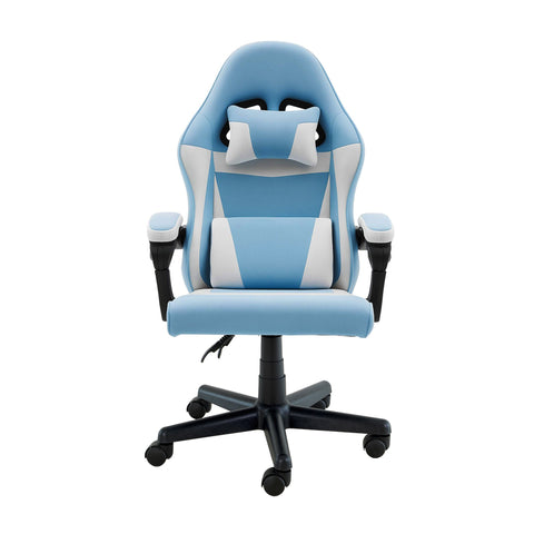 Darrahopens Furniture > Bar Stools & Chairs > Gaming Chairs Sarantino Antre Kids Study Gaming Chair in Black and White Office Adjustable Height Chair