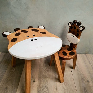 Darrahopens Furniture > Bar Stools & Chairs Giraffe Table + Chair Set
