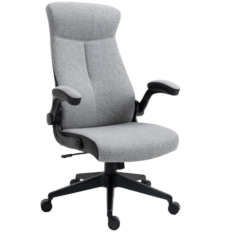 Darrahopens Furniture > Bar Stools & Chairs High Back Office Chair -Grey