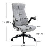 Darrahopens Furniture > Bar Stools & Chairs High Back Office Chair -Grey