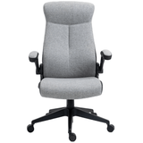 Darrahopens Furniture > Bar Stools & Chairs High Back Office Chair -Grey