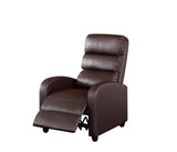 darrahopens Furniture > Bar Stools & Chairs Luxury Leather Recliner Chair Armchair - Brown
