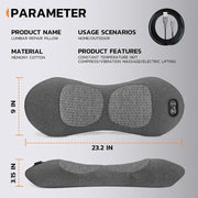Darrahopens Furniture > Bar Stools & Chairs > Massage Chairs 3-in-1 Electric Back Massager, Lumbar Support Pillow withTraction Lifting and Vibration Massage and Heat Compress for Sciatica and Lower Back Pain Relief In Australia - Darrahopens