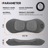 Darrahopens Furniture > Bar Stools & Chairs > Massage Chairs 3-in-1 Electric Back Massager, Lumbar Support Pillow withTraction Lifting and Vibration Massage and Heat Compress for Sciatica and Lower Back Pain Relief In Australia - Darrahopens