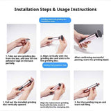 Darrahopens Furniture > Bar Stools & Chairs > Massage Chairs Electric Foot Callus Remover - 6-Speed Adjustable, Callus Remover for Feet with LED Display, Rechargeable & Wireless Pedicure Tools for Dead Skin rose gold