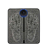 Darrahopens Furniture > Bar Stools & Chairs > Massage Chairs EMS Foot Massager Mat for Pain Foot Relief, EMS Foot Stimulator for Pain Relief Improve and Facilitate Muscle Performance in The Shoulder, Massager & Legs (Black)