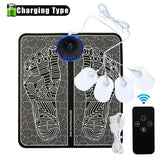 Darrahopens Furniture > Bar Stools & Chairs > Massage Chairs EMS Foot Massager Mat for Pain Foot Relief, EMS Foot Stimulator for Pain Relief Improve and Facilitate Muscle Performance in The Shoulder, Massager & Legs (Black)